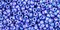 Toho 11/0 Round Japanese Seed Bead, TR11-408, Opaque AB Navy Blue, 13 grams